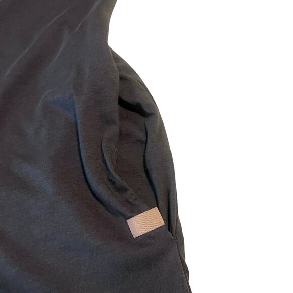 LUNYA V-Neck Organic Pima Cotton Sleeveless Jumpsuit Romper Gray Sz Medium - Picture 5 of 10